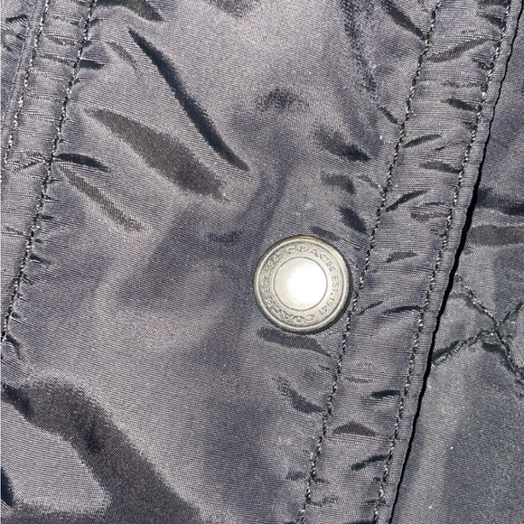 *Authentic* COACH Black Diamond Quilted Jacket - Picture 3 of 7